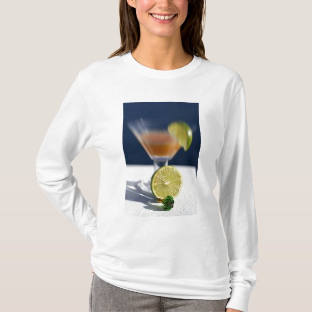 Camiseta Caribe, Islas Vírgenes. Ron tropical, (Anverso)
