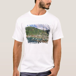 Camiseta Caribe, Santa Lucía, Soufriere. Barcos en