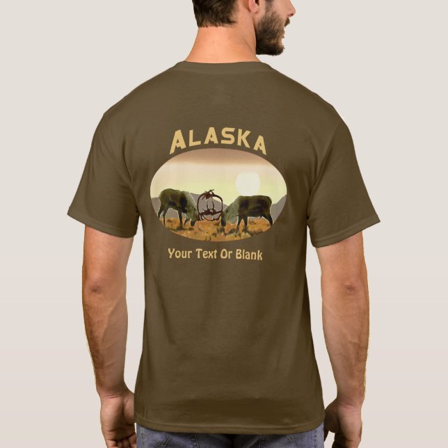 Camiseta Caribou Duel - Alaska (Reverso)