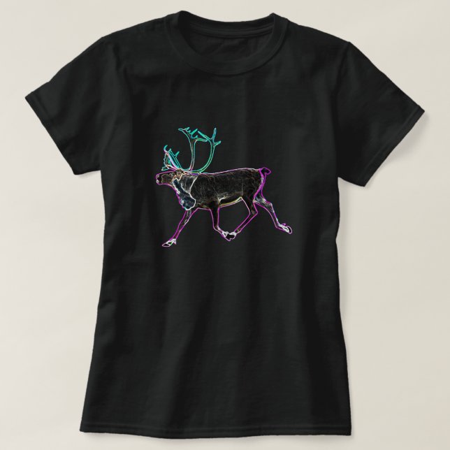 Camiseta Caribou Eléctrico (Diseño del anverso)