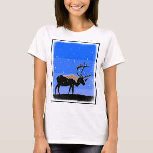 Camiseta Caribou in Winter - Arte original de la vida salva