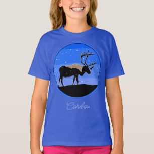 Camiseta Caribou in Winter - Original 'T-Shirt' de arte sal