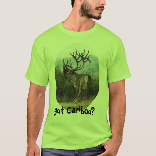 Camiseta ¿caribú de la tripa? (Anverso)