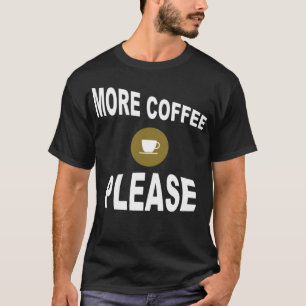 Camiseta Caricatura de café con cerveza
