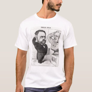 Camiseta Caricatura de Emile Zola