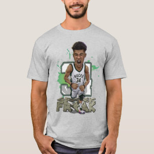 Camiseta Caricatura de Giannis Antetokounmpo