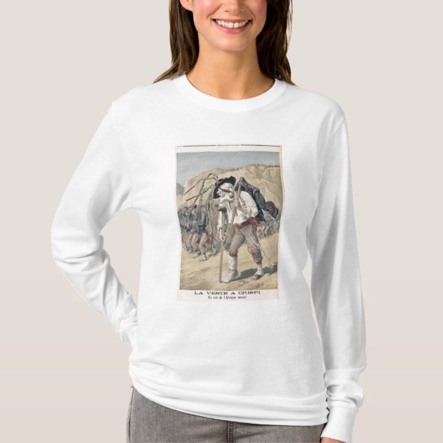 Camiseta Caricatura de la derrota de Crispi (Anverso)
