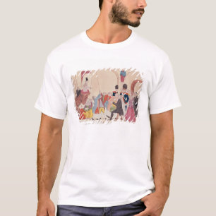 Camiseta Caricatura de la manera de hacer aristocrático
