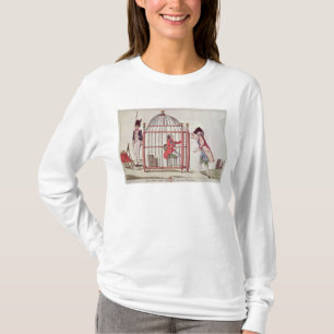 Camiseta Caricatura de Louis XVI en una jaula