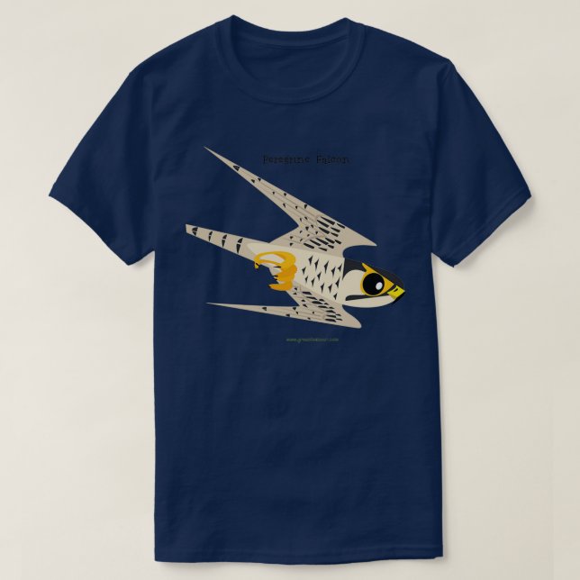 Camiseta Caricatura de submarinismo Peregrine Falcon (Diseño del anverso)