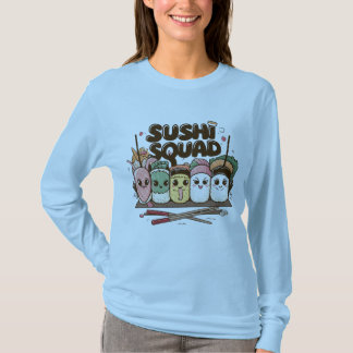 Camiseta Caricatura de sushi