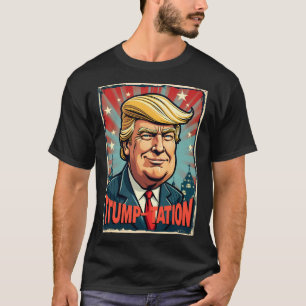 Camiseta Caricatura De Trump-Tation Una Toma Satírica Ii