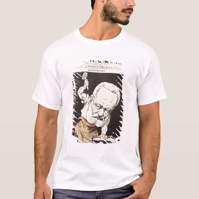 Camiseta Caricatura de Victor Hugo (Anverso)