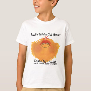 Camiseta Caricatura difusa de monstruo