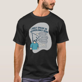 Camiseta Caricatura divertida con la cabeza del cursor del 