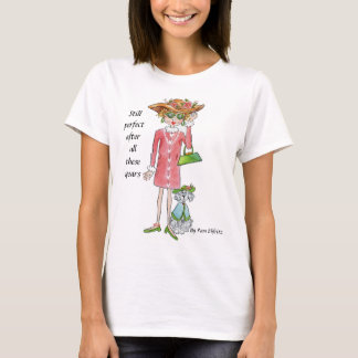 Camiseta Caricatura femenina perfecta