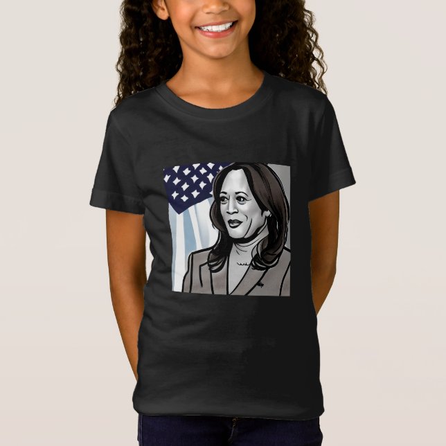 Camiseta Caricatura política de Kamala Harris (Anverso)