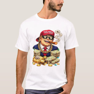 Camiseta Caricatura satírica del multimillonario MAGA — Art
