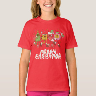 Camiseta Caricaturas de Navidades bailarines