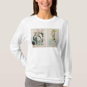 Camiseta Caricaturas de Victor Hugo y de Napoleon III