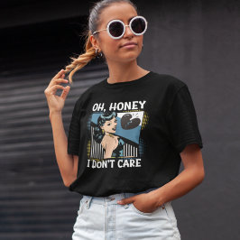Camiseta Cariño, no me importa el cómic de arte pop