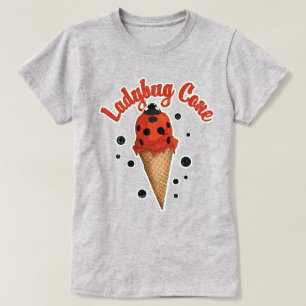 Camiseta Cariño Retro Vintage Arte de Helado Caprichoso