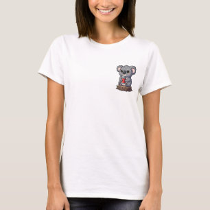 Camiseta Cariñoso personaje de koala de dibujos animados se