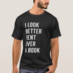 Camiseta Carisma libresco literario me veo mejor inclinado