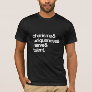 Camiseta Carisma Singularidad Nervio y Talento