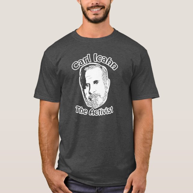 Camiseta Carl Icahn - el activista (Anverso)