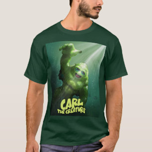 Camiseta Carl la criatura en las películas
