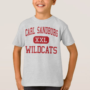 Camiseta Carl Sandburg - gatos monteses - prados del