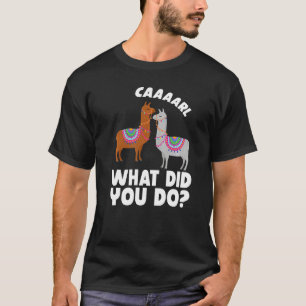 Camiseta Carlero Qué Hiciste Alpaca Vestir Alpaca