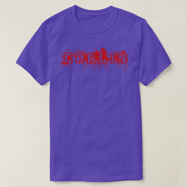 Camiseta Carlin  First Name Halloween Costume Personalized  (Diseño del anverso)