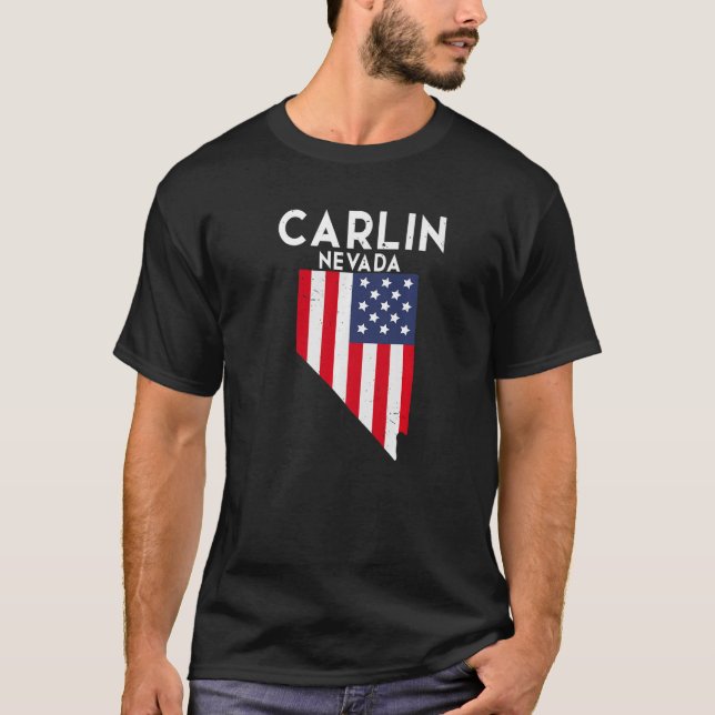 Camiseta Carlin Nevada Estados Unidos Estados Unidos Viajes (Anverso)