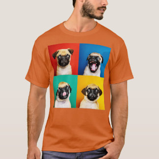 Camiseta Carlino por los amantes de los perros