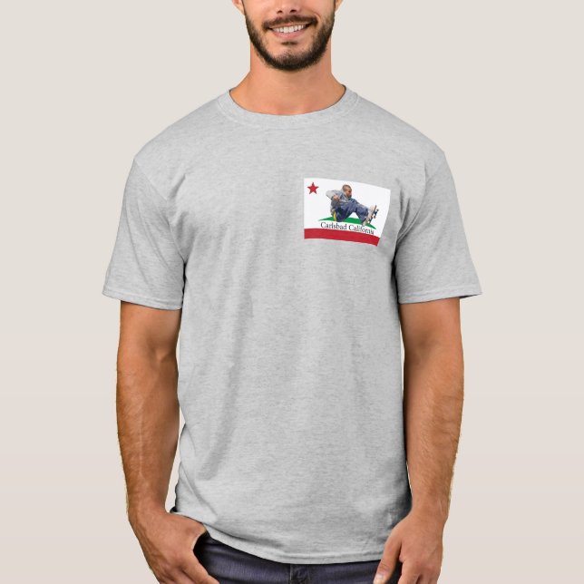 Camiseta Carlsbad California Skateboard T-Shirt (Anverso)