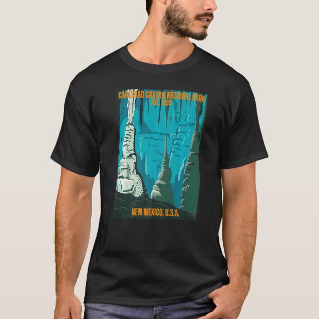 Camiseta Carlsbad Cavern National Park New Mexico State Sou (Anverso)