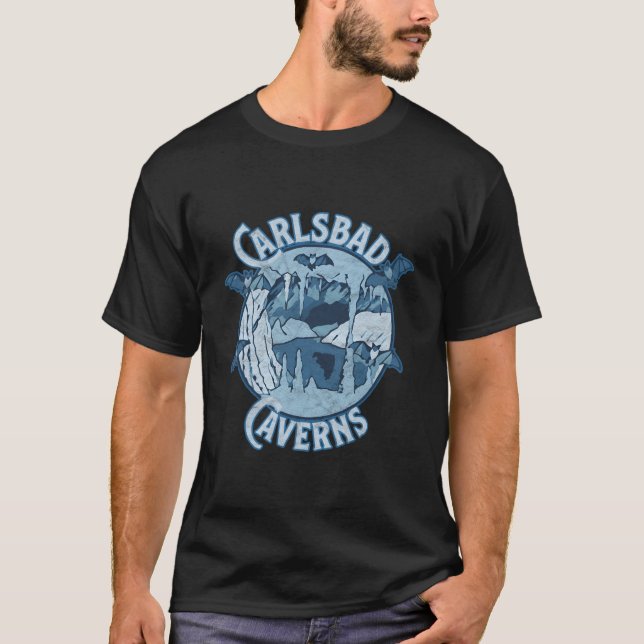 Camiseta Carlsbad Caverns National Park Cave Bat (Anverso)