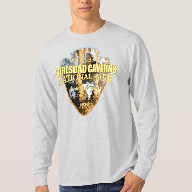 Camiseta Carlsbad Caverns NP (punta de flecha) (Anverso)