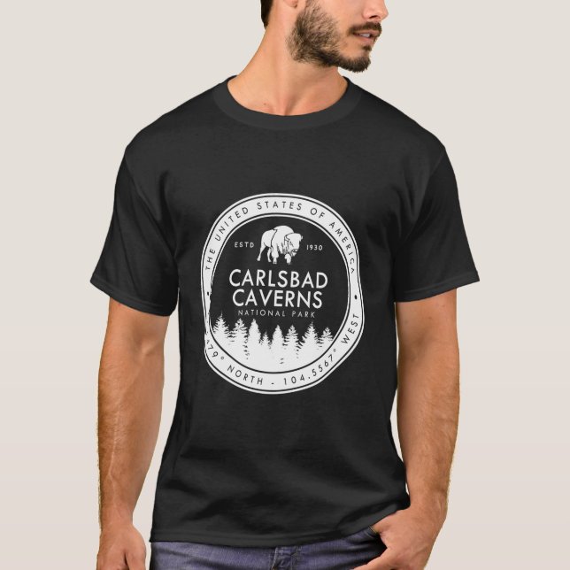 Camiseta Carlsbad Caverns Parque Nacional Nuevo México Gift (Anverso)