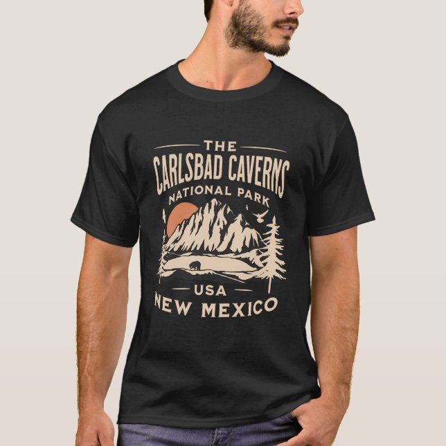 Camiseta Carlsbad Caverns Parque Nacional Nuevo México Send (Anverso)