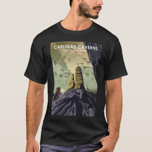 Camiseta Carlsbad Caverns Parque nacional Viaje de época