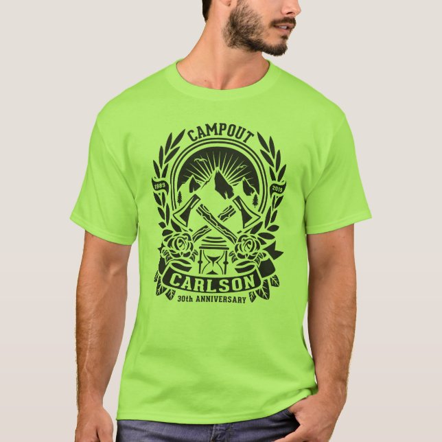 Camiseta Carlson Campout 30° Aniversario (Anverso)
