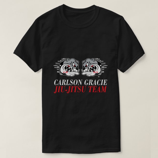 Camiseta Carlson Gracie Jiu-Jitsu Team Logo Classic T-Shirt (Diseño del anverso)