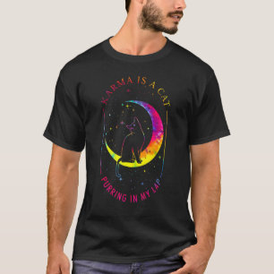 Camiseta Carma Multicolor Es Un Gato Ronroneando En Mi Rega