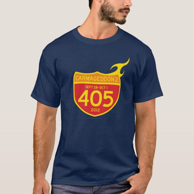 Camiseta ¡CARMAGEDDON 2 los 405 EN EL FUEGO! (camisa (Anverso)