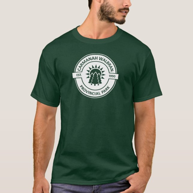 Camiseta Carmanah Walbran Árboles solares provinciales (Anverso)