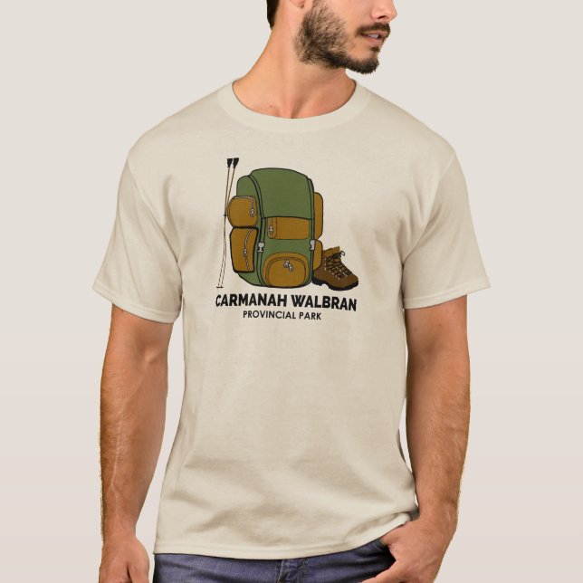 Camiseta Carmanah Walbran Parque Provincial Mochila (Anverso)