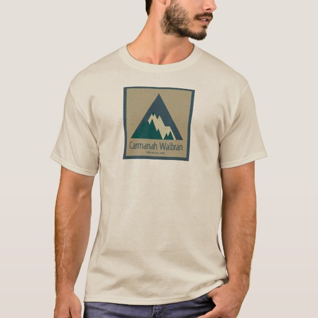 Camiseta Carmanah Walbran Parque Provincial Rústico (Anverso)